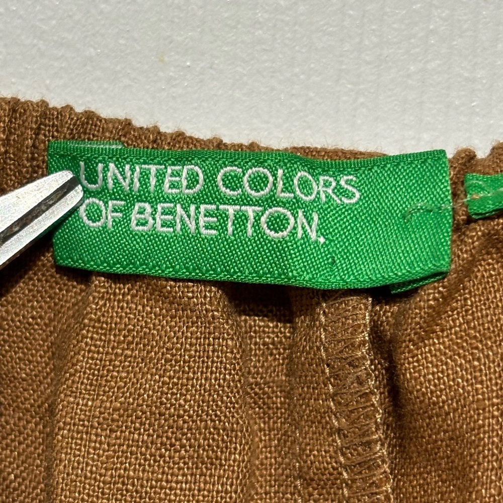 United Colors of Benetton Pure Linen Long  Dress size L - Picture 7 of 9